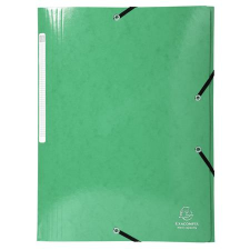 Exacompta Gumis, mappa, karton, A4, EXACOMPTA  Iderama , sötét zöld mappa