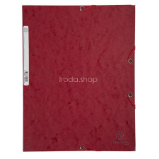 Exacompta Gumis mappa, prespán, A4, EXACOMPTA, cseresznye mappa