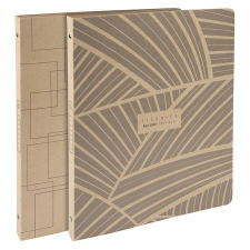 Exacompta Gyűrűs könyv, 4 gyűrű, 20 mm, A4, karton, EXACOMPTA "Eterneco", vegyes minta gyűrűskönyv