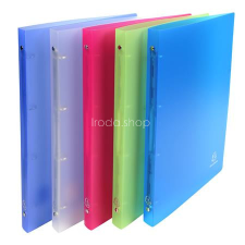 Exacompta Gyűrűs könyv, 4 gyűrű, 20 mm, A4, PP, EXACOMPTA, vegyes színek gyűrűskönyv