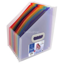 Exacompta Harmonika iratpapucs, 265x325 mm, PP, 12 rekeszes, EXACOMPTA, színes mappa