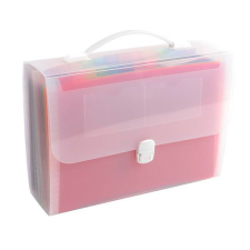 Exacompta Harmonika irattartó füllel Exacompta Crystal PP 33x29cm, 24 rekeszes irattartó