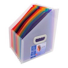 Exacompta Harmonika irattartó papucs Exacompta Crystal PP 26,5x32,5cm 12 rekeszes munkavédelmi cipő