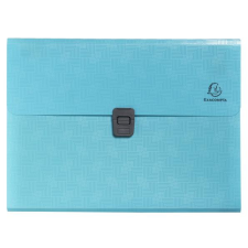 Exacompta Harmonikamappa, A4, PP, 13 rekeszes, EXACOMPTA  Pop NCo , ciánkék mappa