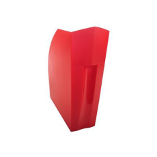 Exacompta Iratpapucs műanyag Exacompta A/4+ 11 cm gerinccel áttetsző piros