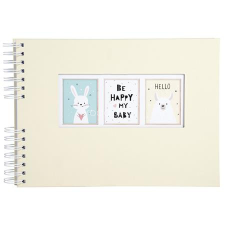 Exacompta Kreatív scrapbook készlet, EXACOMPTA, pasztell sárga fényképalbum