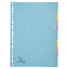 Exacompta Regiszter, karton, A4, 12 részes, EXACOMPTA "Aquarel"