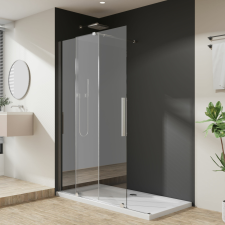  EXAN 120×195 csúszó walk-in zuhanyfal kád, zuhanykabin