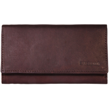  Excellanc női pénztárca valódi bőrből, 126,5x9 cm, barna pénztárca