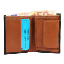 Excellanc uniszex pénztárca valódi bőrből, 10x8 cm pénztárca