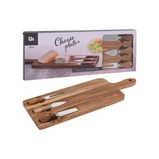 Excellent Houseware Sajtvágódeszka késekkel 4 részes konyhai eszköz