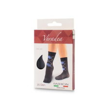 Exclusive bokafix 20 den káró kockás kék 35-41 harisnya, combfix
