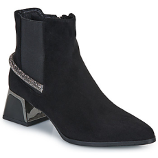 Exé Shoes Bokacsizmák P1811-T941-FABRIC-BLACK Fekete 37