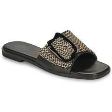 Exé Shoes Papucsok 556-ORO-RAFFIA-BLACK Fekete 36