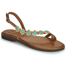 Exé Shoes Szandálok / Saruk 530-MILOS-LEATHER-BROWN-TURQUOISE Barna 39