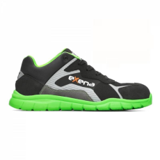 Exena Cipő XR31 Avenue S3 SRC alumínium orrvédő PU csúszásmentes black/green 40