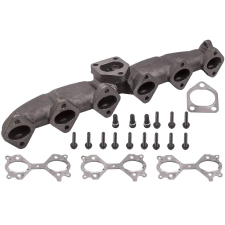  Exhaust Manifold, Durable Cast Iron Construction, Compatible with Various BMW Models, kipufogó alkatrész