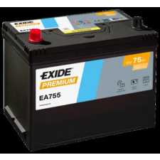 EXIDE Indító akkumulátor EA755 autóalkatrész