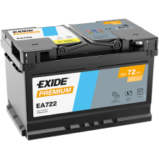 EXIDE Indító akkumulátor EXIDE EA722 autóalkatrész