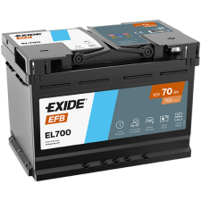 EXIDE Indító akkumulátor EXIDE EL700 autóalkatrész