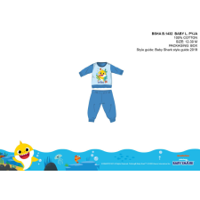 ExityKft. Baby Shark baba pizsama - jersey pamut pizsama - világoskék - 98 hálózsák, pizsama