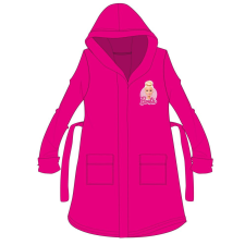 ExityKft. Barbie kapucnis pamut köntös gyerekeknek - pink - 146-152 lakástextília