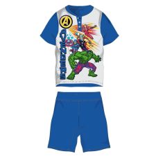 ExityKft. Bosszúállók nyári rövid ujjú gyerek pizsama - pamut jersey pizsama - középkék - 110 gyerek hálóing, pizsama