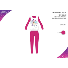 ExityKft. Disney Hercegnők gyerek jersey pizsama - pink - 116 gyerek hálóing, pizsama