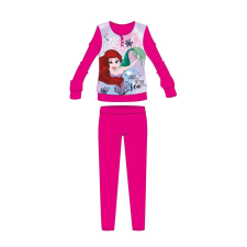 ExityKft. Disney Hercegnők téli pamut gyerek pizsama - interlock pizsama - pink - 104 gyerek hálóing, pizsama