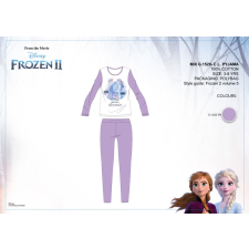 ExityKft. Disney Jégvarázs gyerek jersey pizsama - pamut pizsama - lila - 98 gyerek hálóing, pizsama