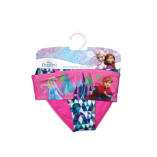 ExityKft. Disney Jégvarázs kétrészes fürdőruha kislányoknak - káró mintával - világosrózsaszín - 122