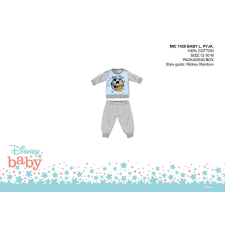 ExityKft. Disney Mickey egér baba pizsama - jersey pamut pizsama - szürke - 92 gyerek hálóing, pizsama