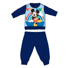 ExityKft. Disney Mickey egér baba polár pizsama - téli vastag pizsama - sötétkék - 92
