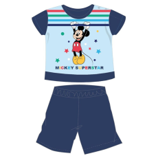ExityKft. Disney Mickey egér nyári rövid ujjú baba pizsama - pamut jersey pizsama - sötétkék - 98