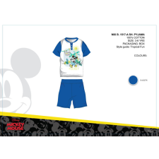 ExityKft. Disney Mickey egér nyári rövid ujjú gyerek pizsama - pamut pizsama - középkék - 116 gyerek hálóing, pizsama