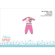 ExityKft. Disney Minnie egér baba pizsama - jersey pamut pizsama - rózsaszín - 80