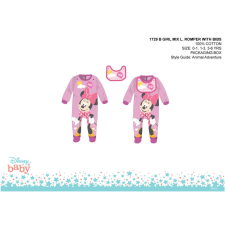 ExityKft. Disney Minnie egér baba rugdalózó előkével - világosrózsaszín-lila - 3-6 hónapos babának rugdalózó