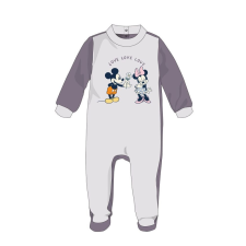 ExityKft. Disney Minnie egér baba velúr rugdalózó - szürke - 3-6 hónapos babának rugdalózó