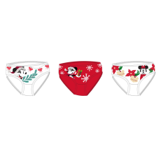 ExityKft. Disney Minnie egér karácsonyi kislány bugyi - 3 darabos pamut bugyi - 98-104