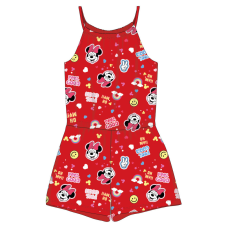 ExityKft. Disney Minnie egér nyári pamut overál - piros - 116 gyerek ruha szett