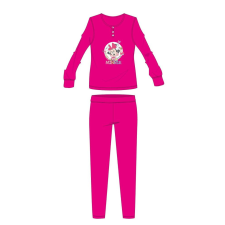ExityKft. Disney Minnie egér téli pamut gyerek pizsama - interlock pizsama - pink - 104 gyerek hálóing, pizsama