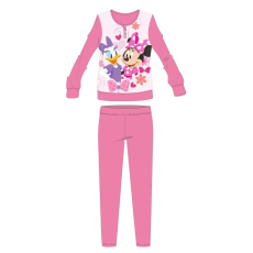 ExityKft. Disney Minnie egér téli vastag gyerek pizsama - pamut flanel pizsama - rózsaszín - 98