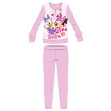 ExityKft. Disney Minnie egér téli vastag gyerek pizsama - pamut flanel pizsama - világosrózsaszín - 128