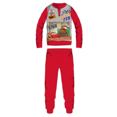 ExityKft. Disney Verdák téli vastag gyerek pizsama - pamut flanel pizsama - piros - 98
