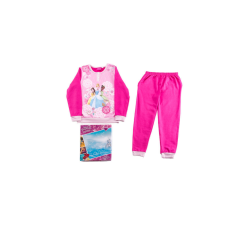 ExityKft. Flanel gyerek pizsama - Disney Princess - rózsaszín - 116 gyerek hálóing, pizsama