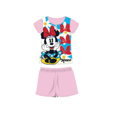 ExityKft. Nyári rövid ujjú gyerek pamut pizsama - Disney Minnie egér - világosrózsaszín - 98 gyerek hálóing, pizsama