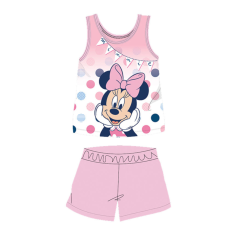 ExityKft. Nyári ujjatlan pamut baba pizsama - Disney Minnie egér - világosrózsaszín - 80