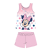 ExityKft. Nyári ujjatlan pamut baba pizsama - Disney Minnie egér - világosrózsaszín - 86