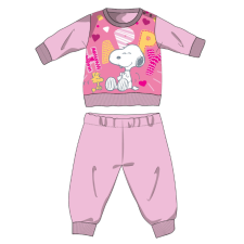 ExityKft. Snoopy hosszú vékony baba pizsama - pamut jersey pizsama - világosrózsaszín - 86 hálózsák, pizsama