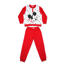 ExityKft. Téli flanel gyerek pizsama - Mickey egér - piros - 116 gyerek hálóing, pizsama